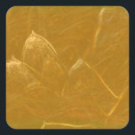 Gold n Copper Sheet :  Lotus Engraved Design Square Sticker<br><div class="desc">Gold n Copper Sheet :  Lotus Engraved Design</div>