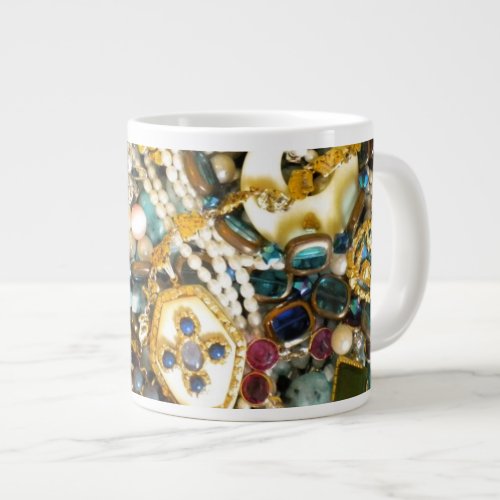 Gold N Ivory Large Coffee Mug