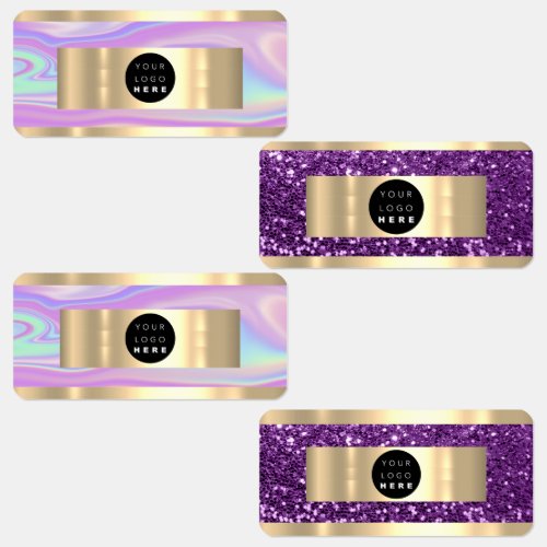 Gold  Name Fashion Online Shop Logo Holograph Labels