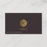 Gold Nautical Business Card