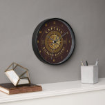 Gold Nautical Clock