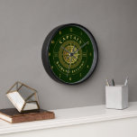 Gold Nautical Clock