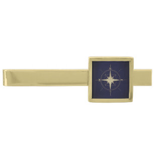 Gold Nautical Gold Finish Tie Bar