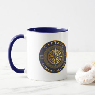 Gold Nautical Mug