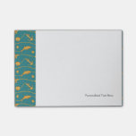 Gold Nautical Pattern Post-it Notes