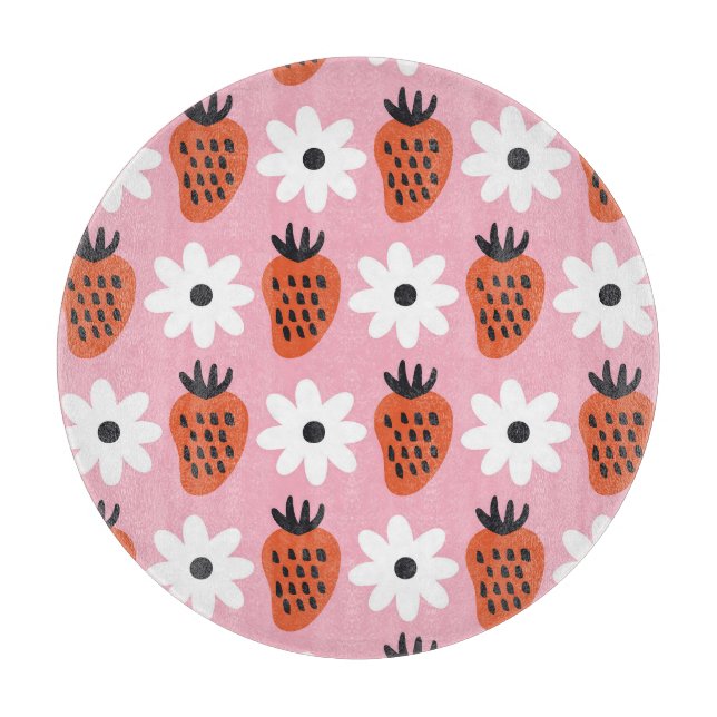 Gold neon, abstract colorful lights. cutting board (Front)