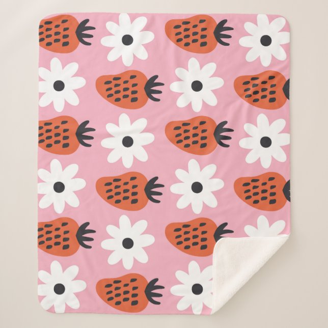 Gold neon, abstract colorful lights. sherpa blanket (Front)