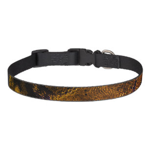 Gold Net Medium Pet Collar