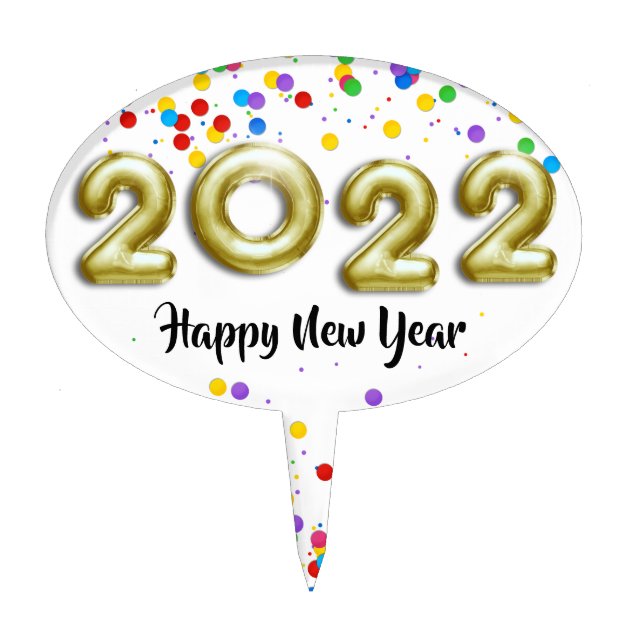 Happy New Year 2022 Fireworks Edible Cake Topper Image ABPID55138 – A  Birthday Place