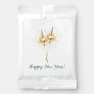 Gold New Year's Eve Day Celebration Sparklers Margarita Drink Mix