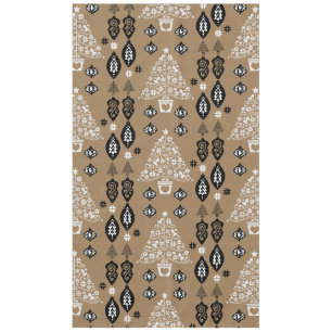 Gold Norwegian Christmas Home Decor Tablecloth