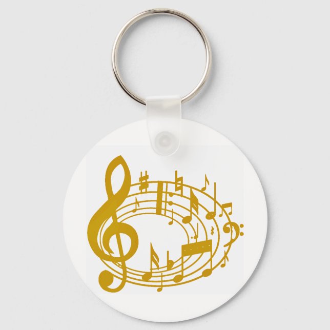 Gold Notes_ Keychain (Front)