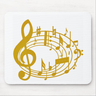 Gold Notes_ Mouse Pad