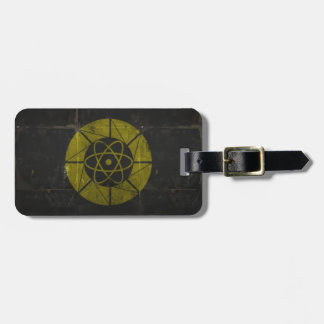 Gold Nuclear Luggage Tag