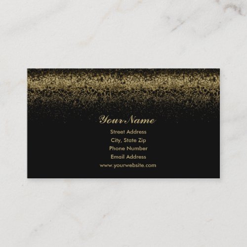 Gold Nugget Business Card