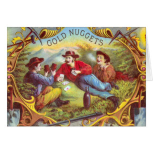 Gold Nuggets: Antique Cigar Label Wild West Art Cards