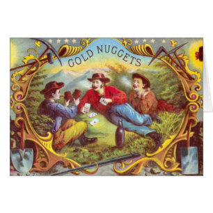 Gold Nuggets: Antique Cigar Label Wild West Art Cards