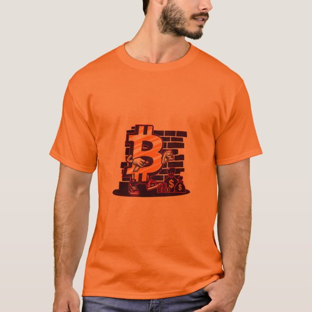 Gold Number 7 Brick Wall T-shirt (Front)