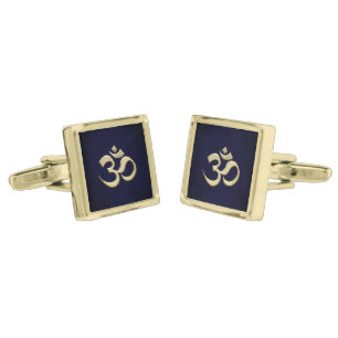 Gold Ohm Cufflinks