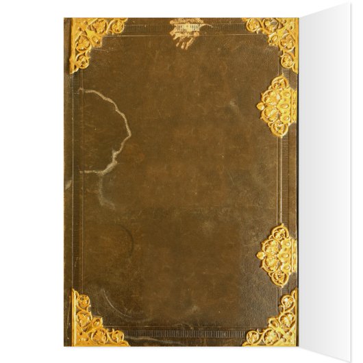 Gold & Old Book Cover (Inside (Left))