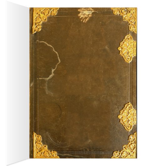 Gold & Old Book Cover (Inside (Right))