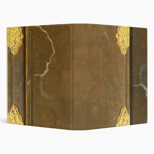 Gold & Old Book Cover Binder