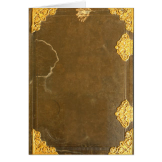 Gold & Old Book Cover Cards