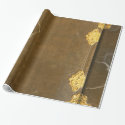 Gold & Old Book Cover Wrapping Paper