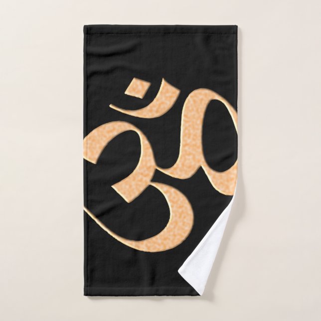 Gold Om Hand Towel (Hand Towel)
