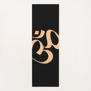 Gold Om Yoga Mat