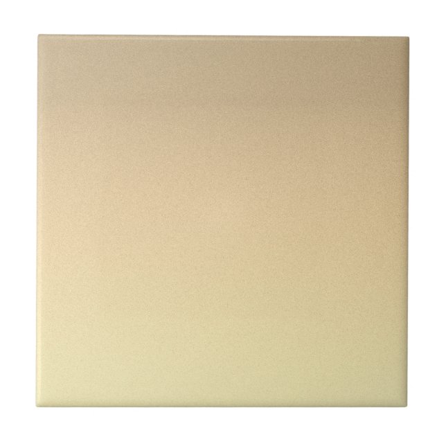 Gold Ombre Ceramic Tile (Front)
