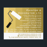 Gold Ombre & Paint Roller, Painter & Decorator Flyer<br><div class="desc">Gold Ombre & Paint Roller,  Painter & Decorator Advertising Flyer by The Business Card Store.</div>