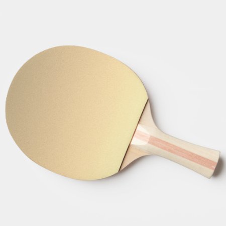 Gold Ombre Ping Pong Paddle