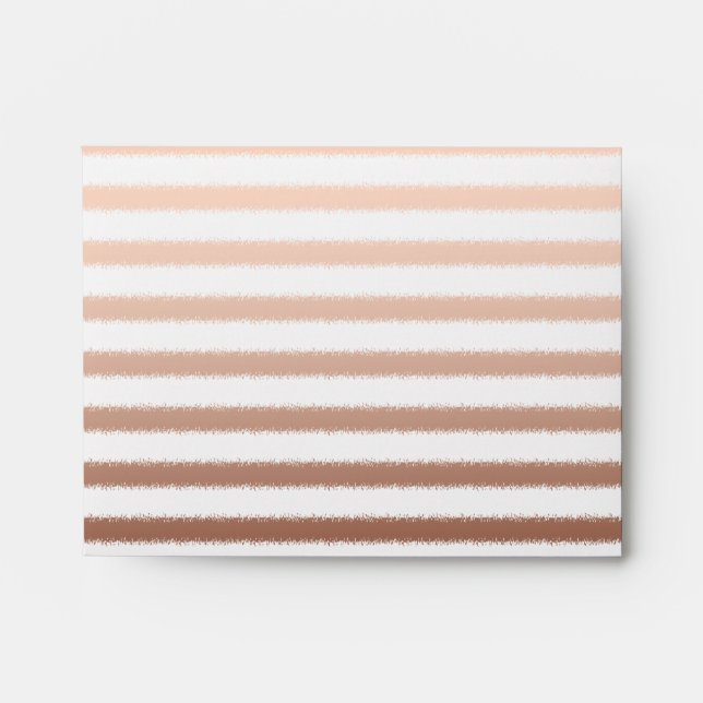Gold Ombre Stripes Envelope (Front)