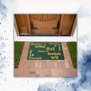 Gold on Green - Better than a...   Doormat