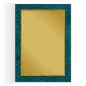 Gold on Teal Table Card (Inside (Right))