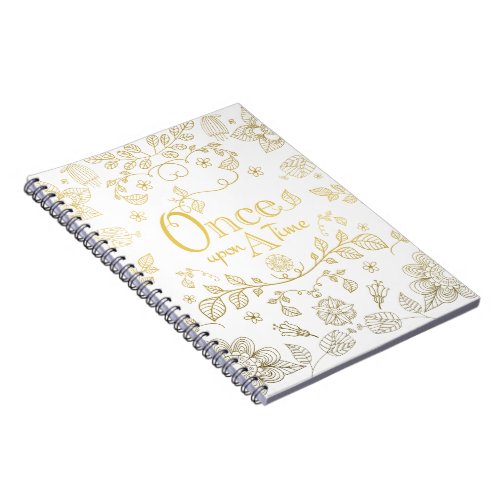 Gold Once Upon A Time Notebook