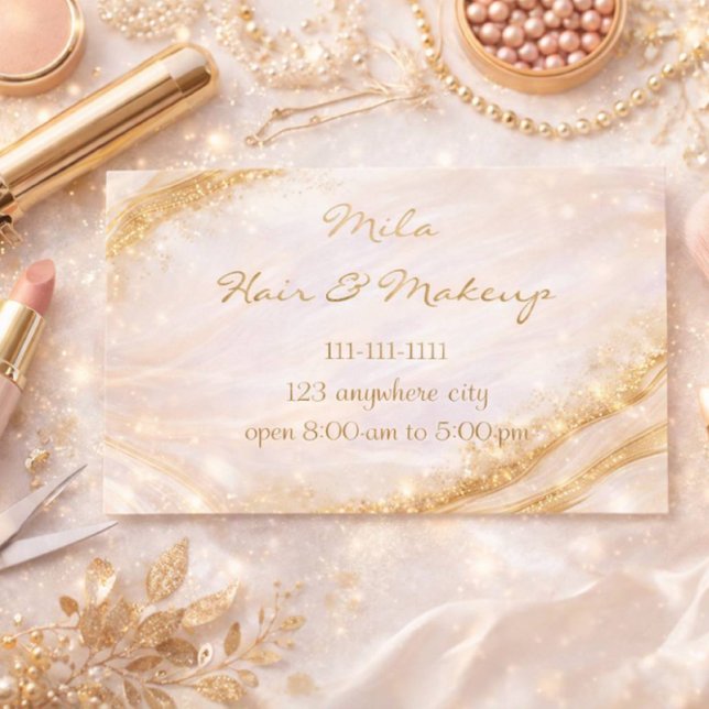 Gold Opal Stone BUSINESS CARD (Creator Uploaded)