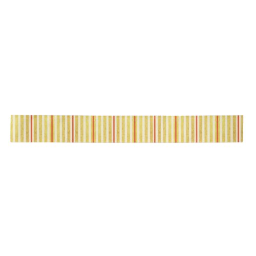 Gold Orange and Cream Distress Vintage Retro Look Satin Ribbon