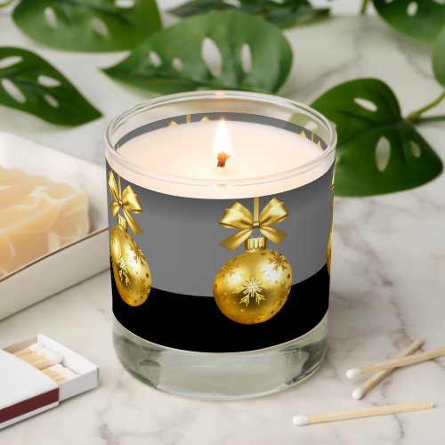 Gold Ornament Scented Jar Candle