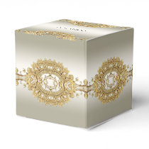 Gold Ornate Favor Box