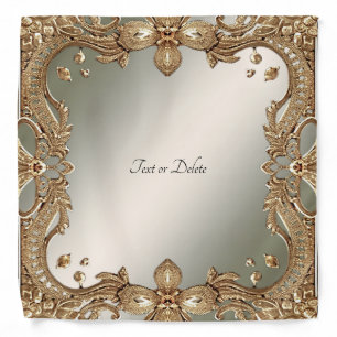 Gold Ornate Frame Bandana
