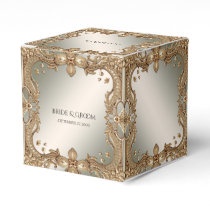 Gold Ornate Frame Favor Box