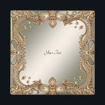 Gold Ornate Frame Magnet<br><div class="desc">Beautiful Gold Ornate Frame Magnet</div>