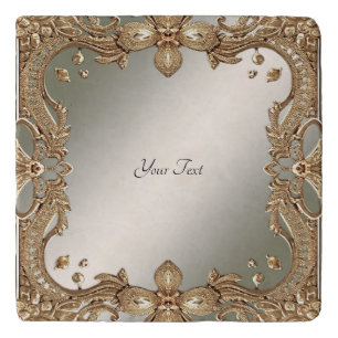 Gold Ornate Frame Trivet