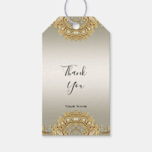 Gold Ornate Gift Tag