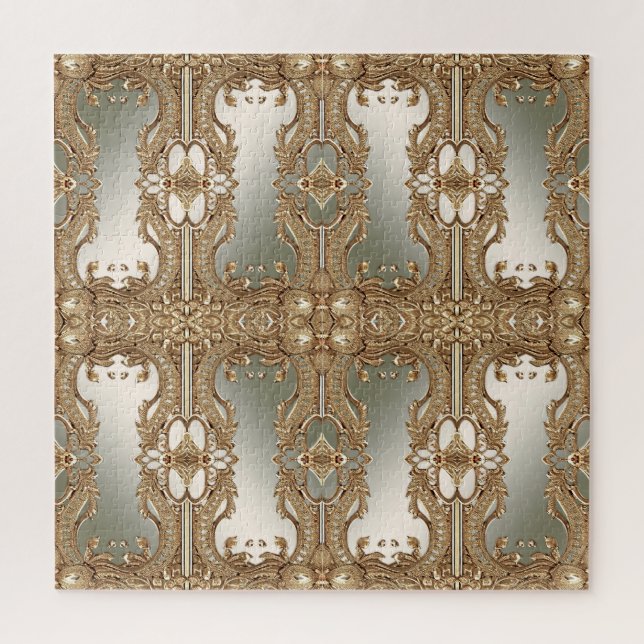 Gold Ornate Jigsaw Puzzle (Vertical)