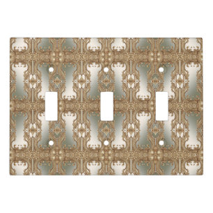 Gold Ornate Light Switch Cover