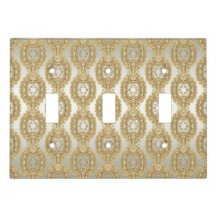 Gold Ornate Light Switch Cover