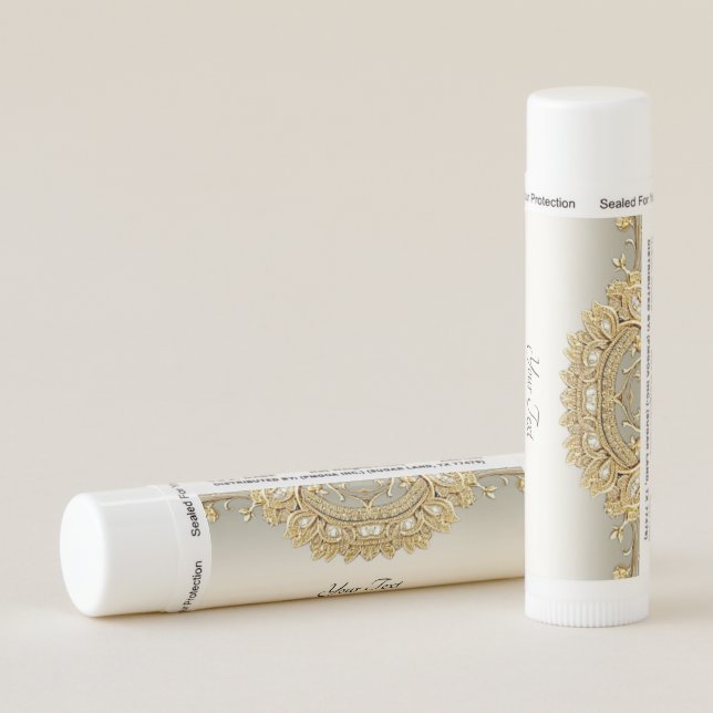 Gold Ornate Lip Balm (Rotated Right)